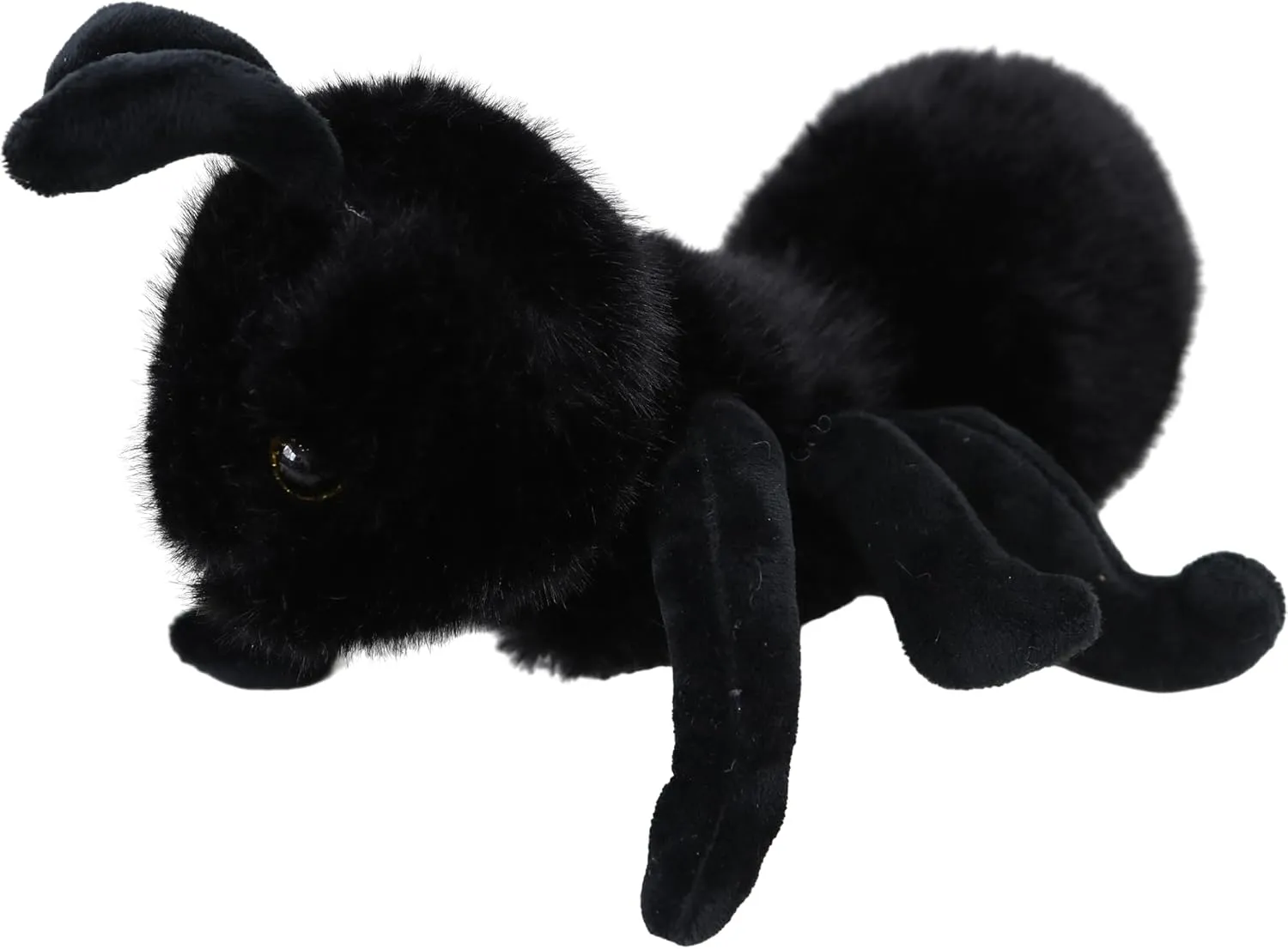 Cute 9 Inch Stuffed Fuzzy Ant Animal Plush Toys Fluffy Ant Plushie Doll Gift for Kids and Lovers in Birthday, Thanksgiving Day, Christmas, Valentine's Day...- Black