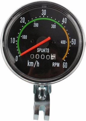 Cycling Speedometer, Universal Mechanical Chronograph Analog Odometer Classic Style Waterproof Motorized Accurate Bicycle Accessories Code Table Mountain Old School Style Road Bike Code Table