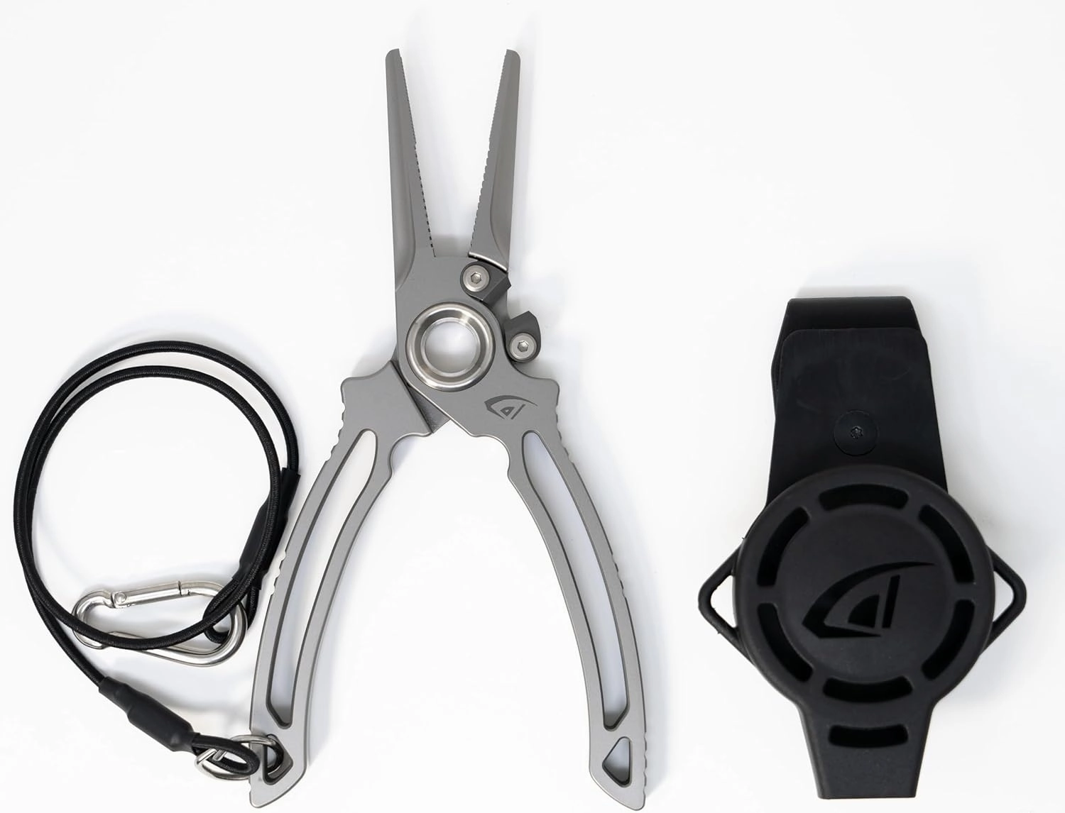 danco Titanium Side Cutter Fishing Pliers with Sheath, Fishing Line and Wire Cutter, Saltwater Safe, Fresh/Saltwater Fishing