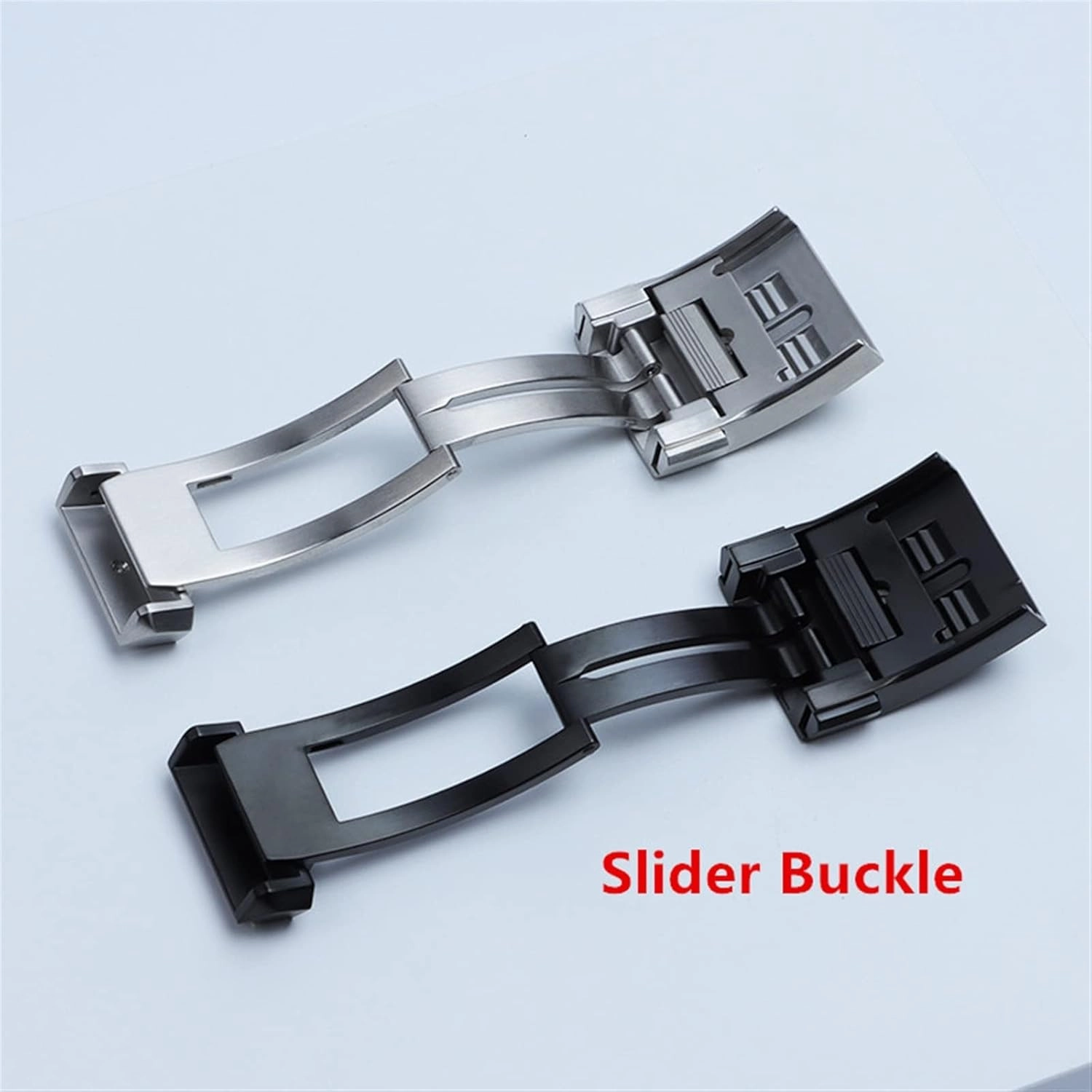 DASEB 20mm Stainless Steel Buckle For Breitling Classic clasp 1884 Men Rubber Silicone Strap Adjusted Folding Buckle