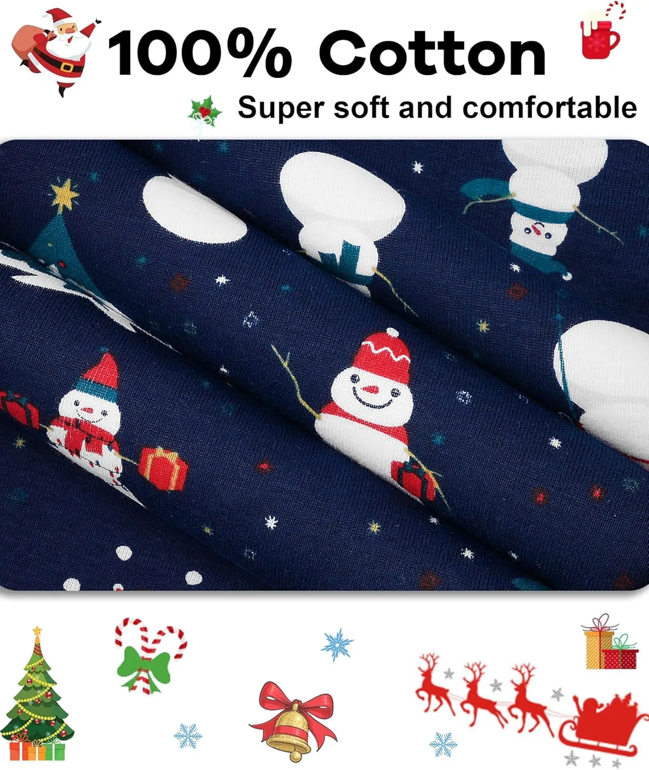 DAUGHTER QUEEN Kids Christmas Pajamas Size 18Months-12Years