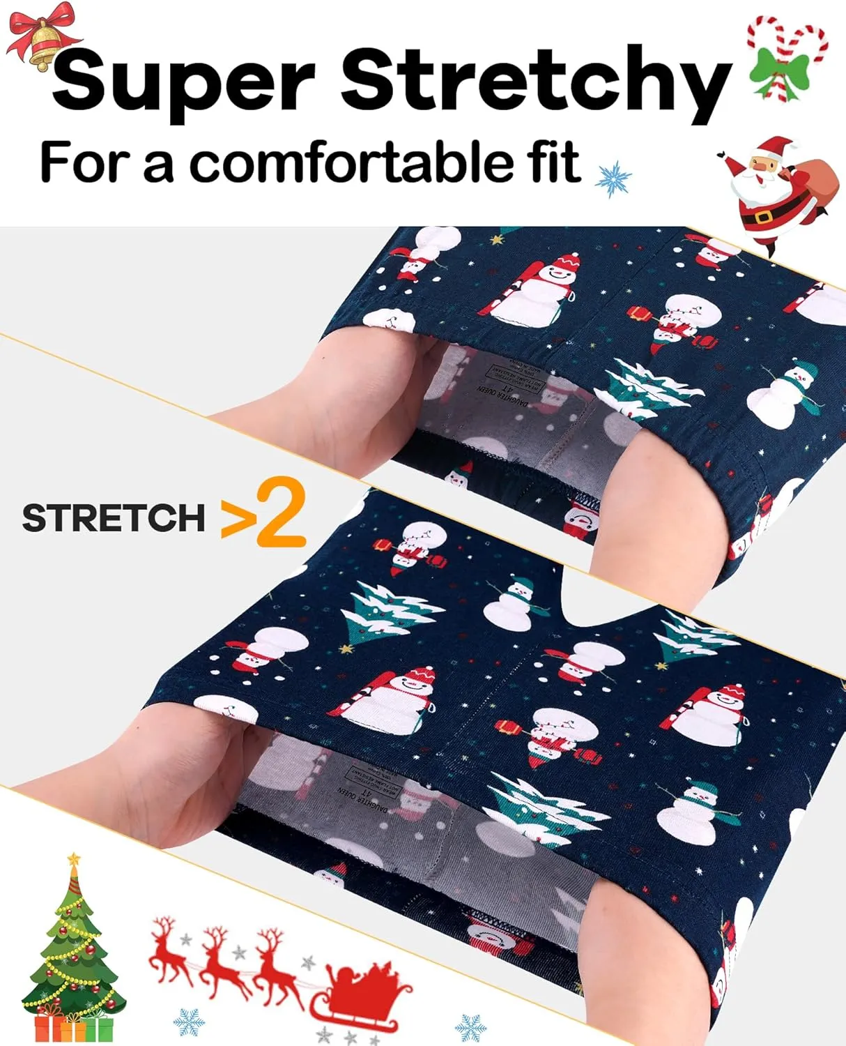 DAUGHTER QUEEN Kids Christmas Pajamas Size 18Months-12Years