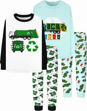 DAUGHTER QUEEN Boys Long Sleeve Pajamas Size 18Months-12Years