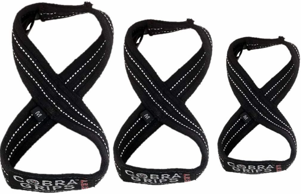 Deadlift Straps Figure 8 Loop Lifting Straps The #1 Choice for Power Lifters weightlifters workout Enthusiasts