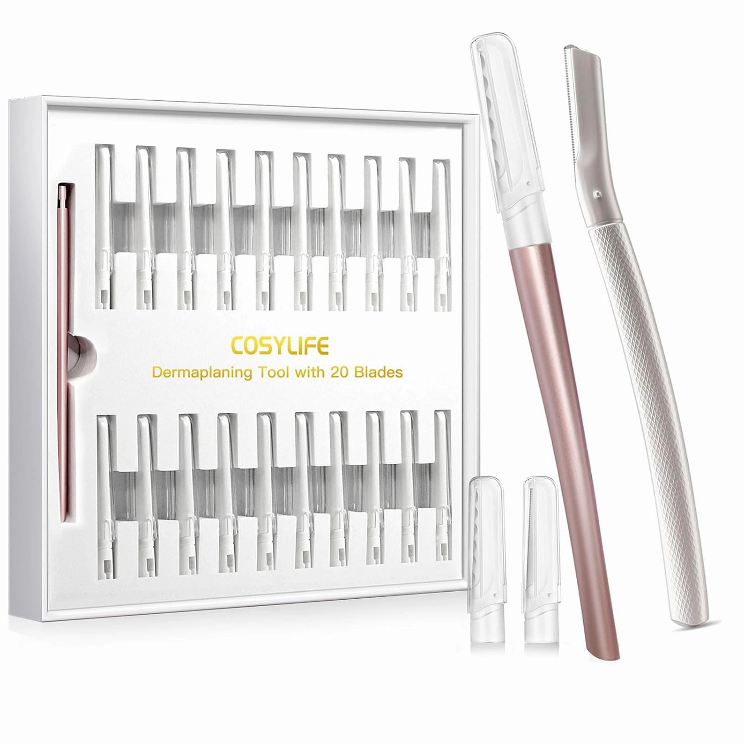 Dermaplaning Tool for Face Exfoliation and Eyebrow Razor Dermaplaning Tool for Women Face