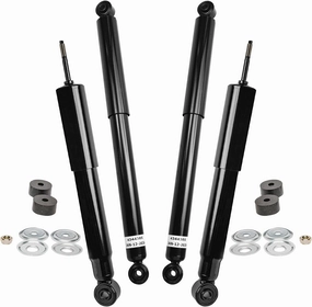 Detroit Axle - Shock Absorbers for Chevy GMC Silverado Sierra 1500 HD Classic 2500 HD Complete Front and Rear Shock Absorbers Replacement Shocks Assembly