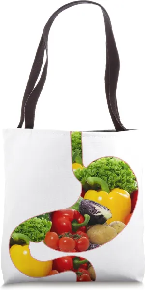 Digest Veggie Stomach Last Minute Halloween Costume Tote Bag