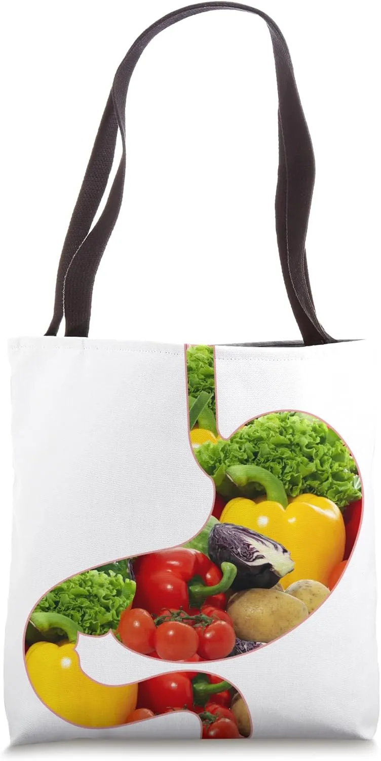 Digest Veggie Stomach Last Minute Halloween Costume Tote Bag