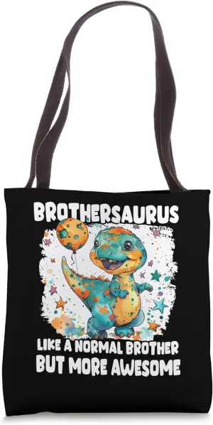 Dino T Boys, Cute Velociraptor Party Outfit Dinosaur Tote Bag