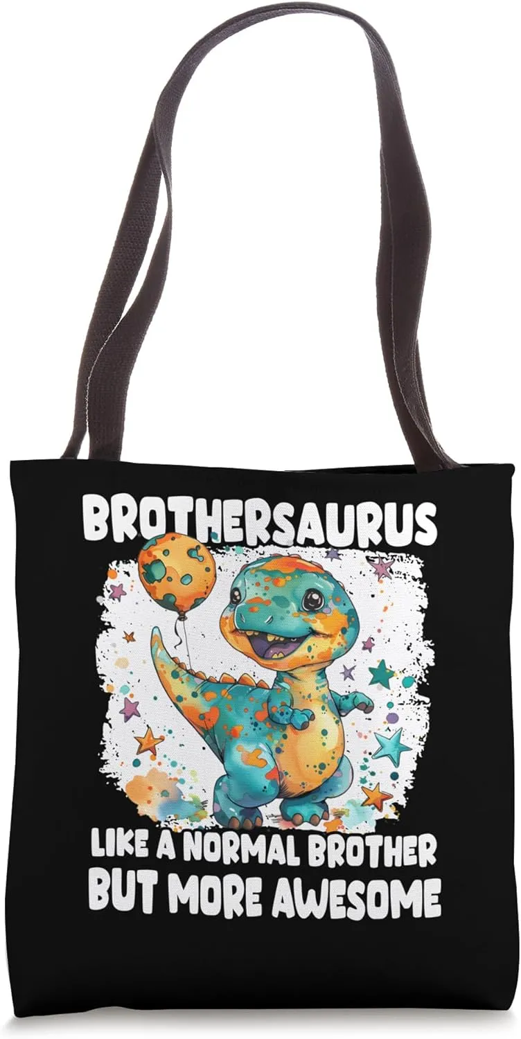 Dino T Boys, Cute Velociraptor Party Outfit Dinosaur Tote Bag