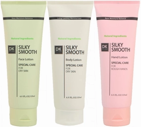 DK ELAN Silky Smooth Special Set (Face-Body-Hand) for Dry, Scaly, Rough, Itchy, Cracked Skin