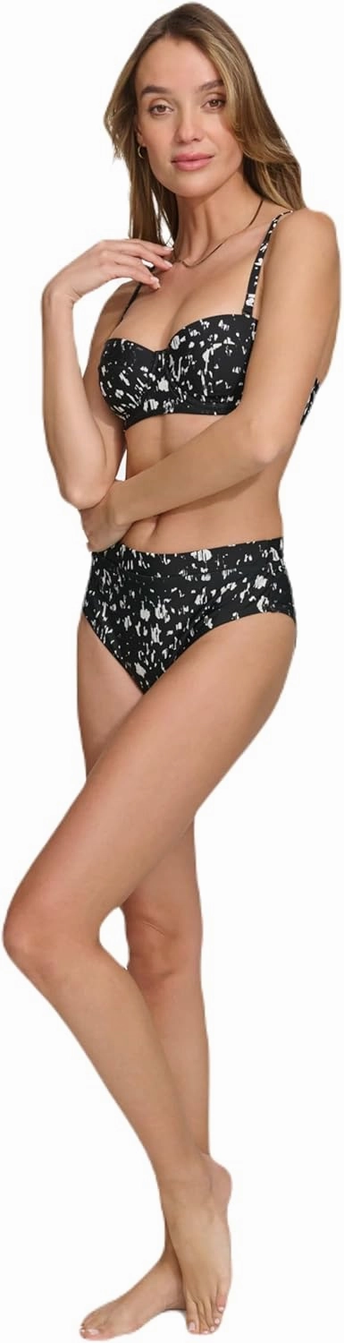 DKNY Women's Standard V-Neck Bikini Top Bathing Suit