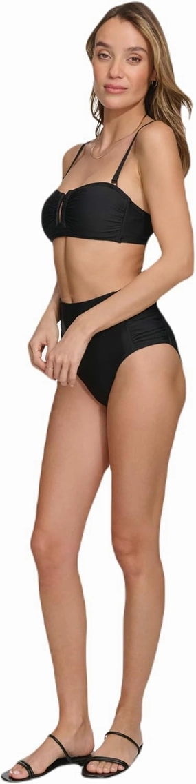 DKNY Women's Strapless Bikini Top Bathing Suit