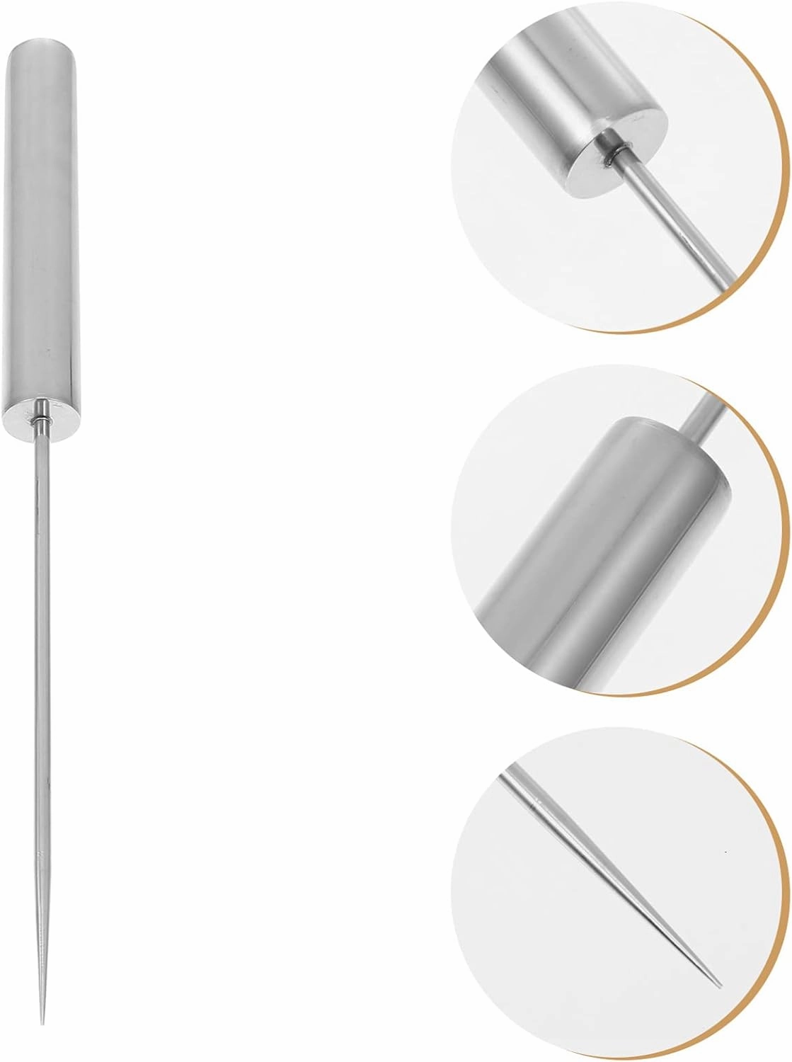 DOITOOL Stainless Steel Ice Pick Ice Crusher Ice Chisel Removal Pick Crushed Ice Tool for Kitchen Bars Bartender Picnics Camping And Restaurant 14 inch