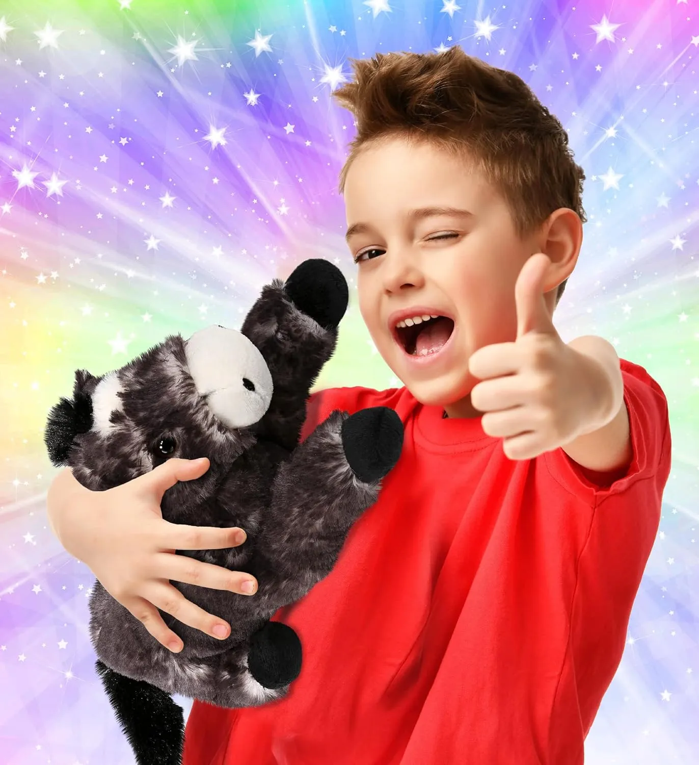 DolliBu Horse Stuffed Animal - Soft Black Huggable Lying Horse Plush, Adorable Playtime Horse Toy for Boys and Girls, Cute Farm Animal Plush Toy Horse Gift for Kids and Adults - 10.5 Inches