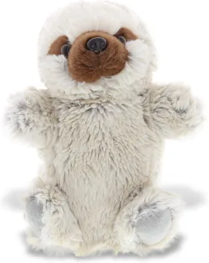 DolliBu Sloth Plush Hand Puppet For Kids - Soft Plush Stuffed Animal Hand Puppet Toy for Puppet Show Games & Puppet Theaters for Kids, Adult's Cute Puppets Educational Toy to Teach Children & Toddlers