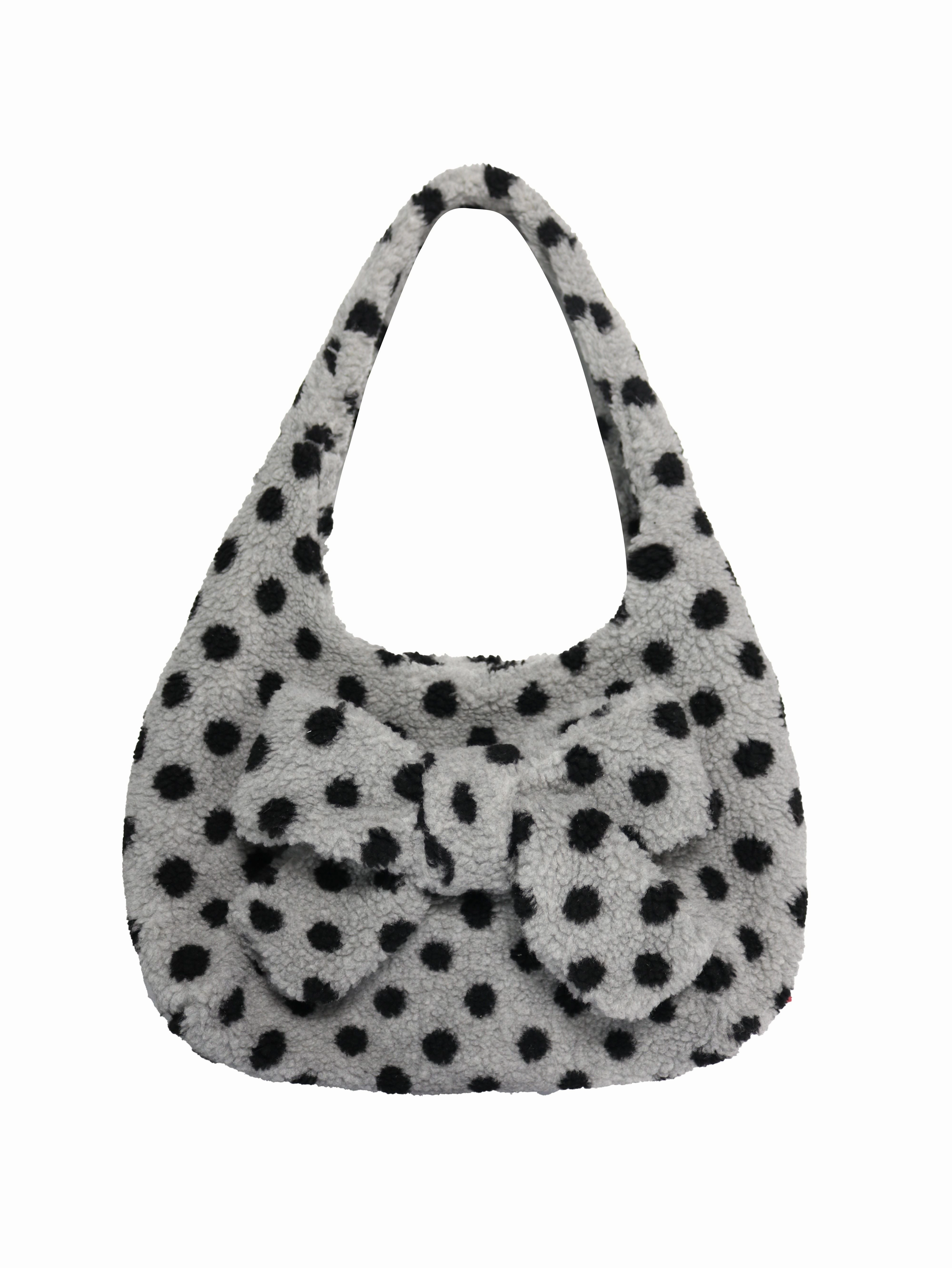 DOT FLUFFY SHOULDER BAG-DOT