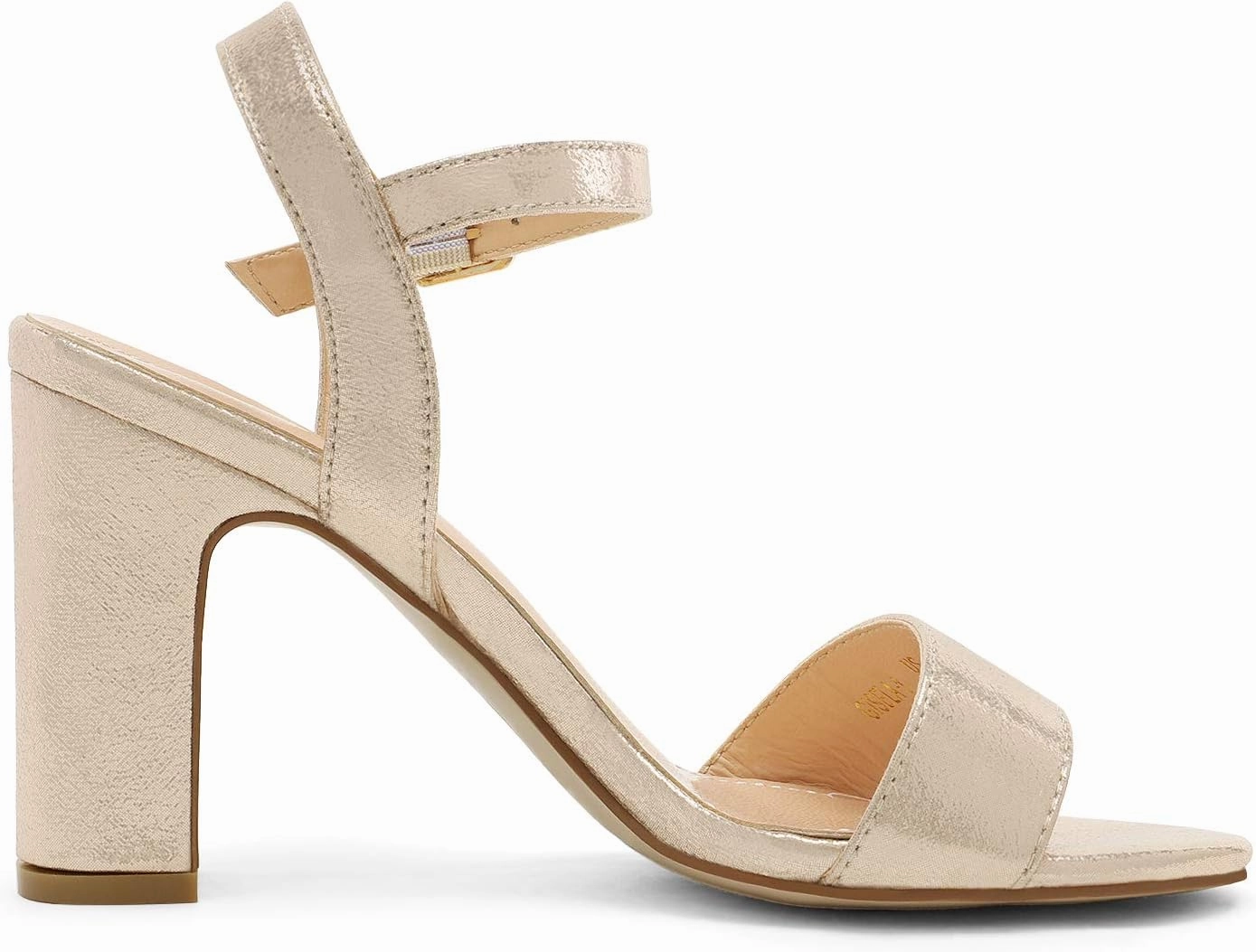 DREAM PAIRS Women's Chunky Heels Open Toe Ankle Strap High Block Comfy Dress Heel Sandals Pumps Shoes