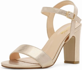 DREAM PAIRS Women's Chunky Heels Open Toe Ankle Strap High Block Comfy Dress Heel Sandals Pumps Shoes