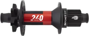 DT Swiss 240 Classic Bicycle Hub - MTB Rear, 240 DBIS Boost  for Thru Axle 12mm - H240ODD2R28SA8431S