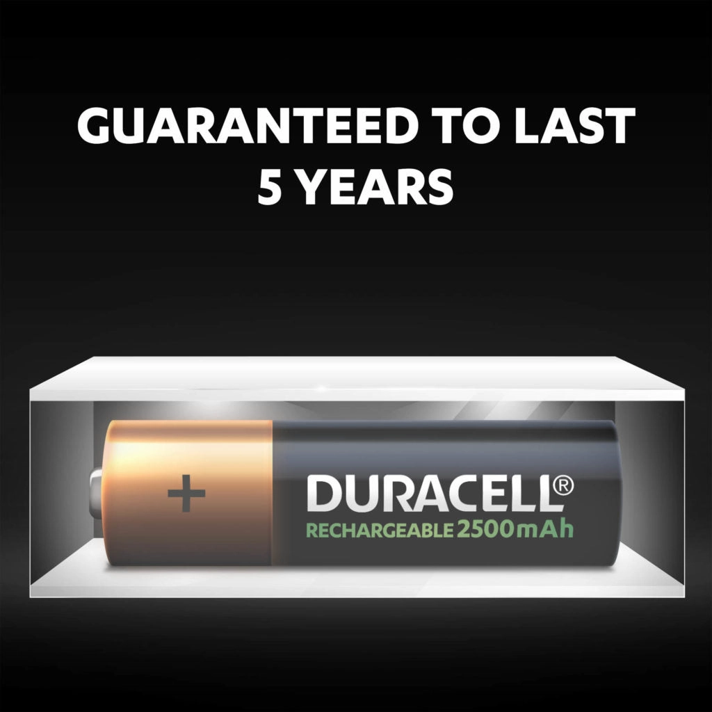 Duracell Rechargeable Ultra AA 2500mAh | 4 Pack