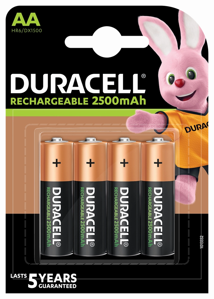 Duracell Rechargeable Ultra AA 2500mAh | 4 Pack