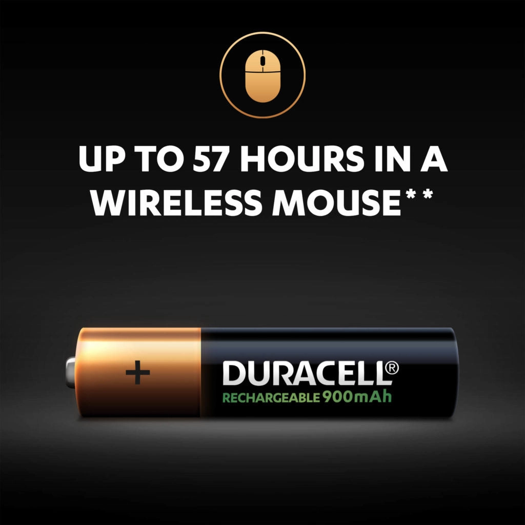 Duracell Rechargeable Ultra AAA 900mAh | 4 Pack