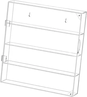 DYNWAVE Collectibles Display Box, Model Display Case, Dustproof Showcase, Car Model Display Box, Figure Display Storage