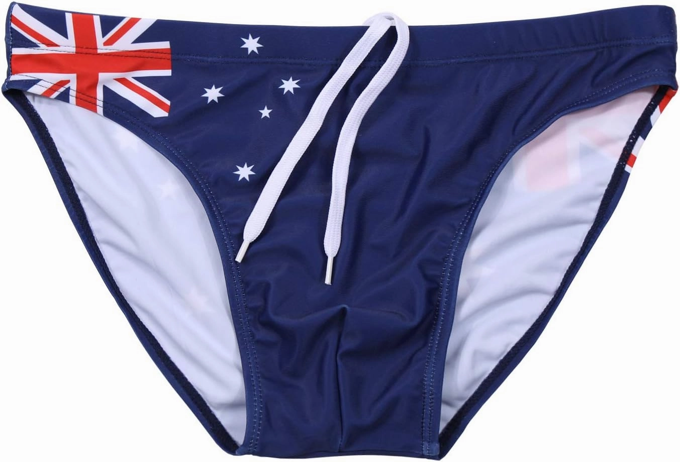 EASEJUICY Mens Swim Briefs Print American Flag Swimwear Star and Stripes Sexy Swimsuits Designer Style Bathing Suit