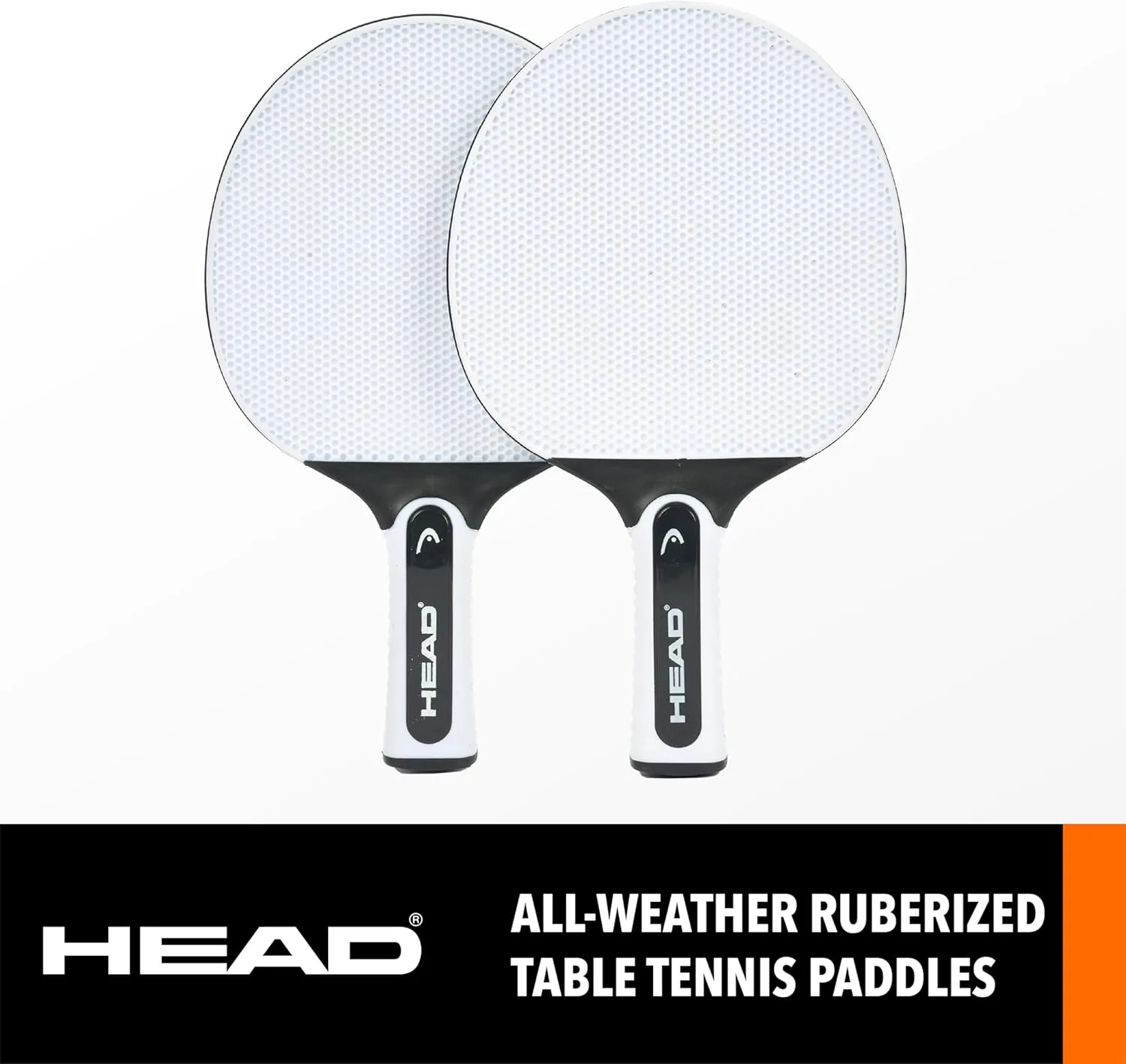 EastPoint Outdoor Table Tennis Paddle Set – Rubberized Weather-Resistant Ping Pong Paddles with Balls – 2 or 4 Player Set