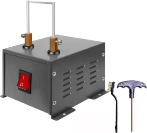 Electric Rope Cutter Heat Sealer 35W- Hot Knife Thermal Blade for Cutting Braids, Fabrics, Webbing, Belting, and Ribbons - Bench Mount Cutting Tool Kit.