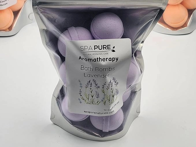 Essential Oil Bath Bombs - USA Made with Coconut Milk & Shea Butter - for a Luxurious at Home Spa Bath (12 Count) Pack of 1 (Citrus Mint)