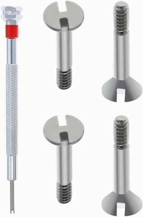 Ewatchparts Set Of 4 Screw H Compatible With Hublot Classic Fusion Strap Bezel & Screw Driver Tool