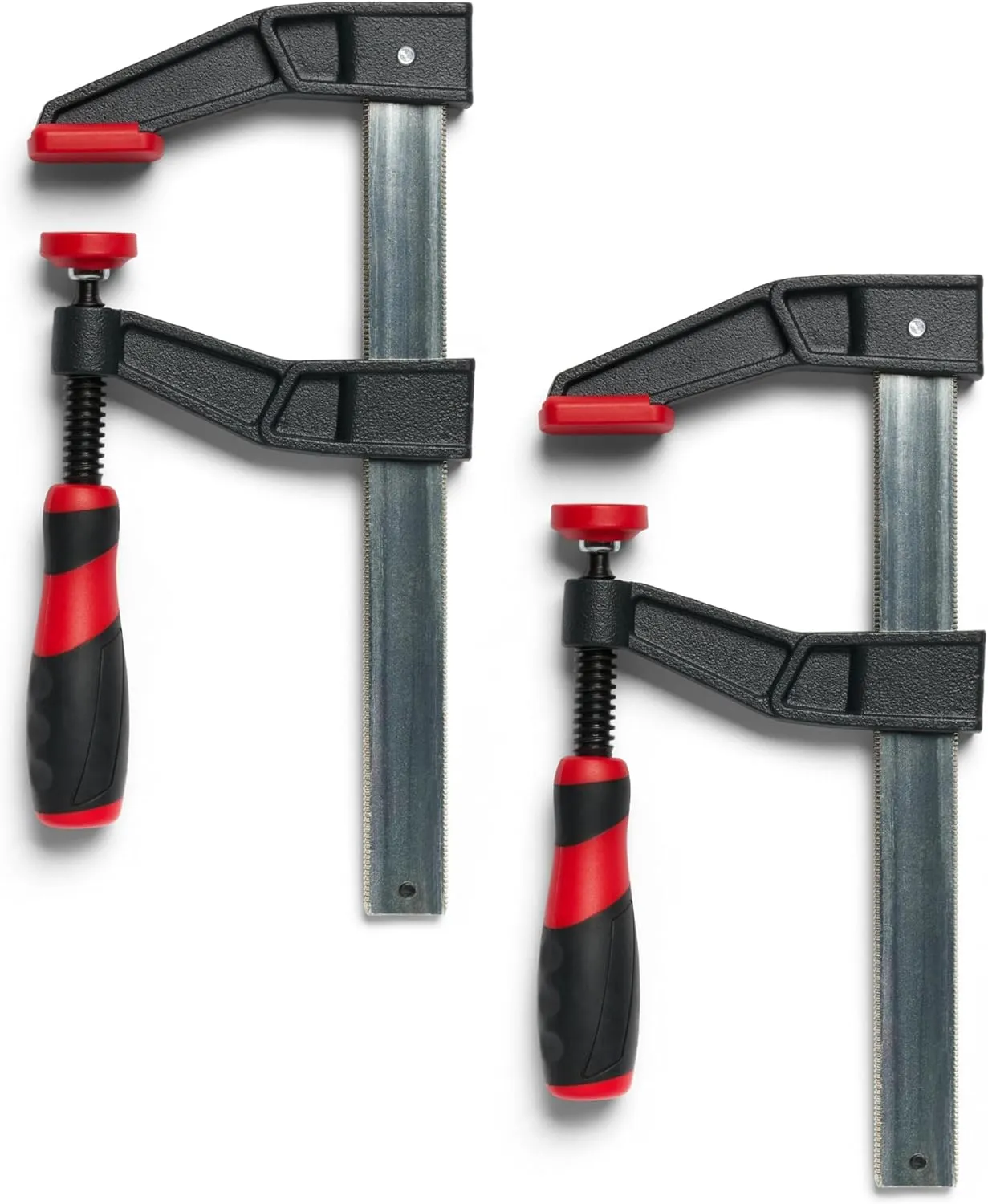F-Style Bar Clamp - Home Improvement Hand Tool Set - Adjustable Clamps for Woodworking & More - 6" HD 2 Pack