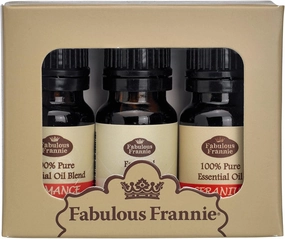 Fabulous Frannie Love You More Pure Essential Oil Set Vanilla, Geranium and Romance Blend .33oz (Pack of3)