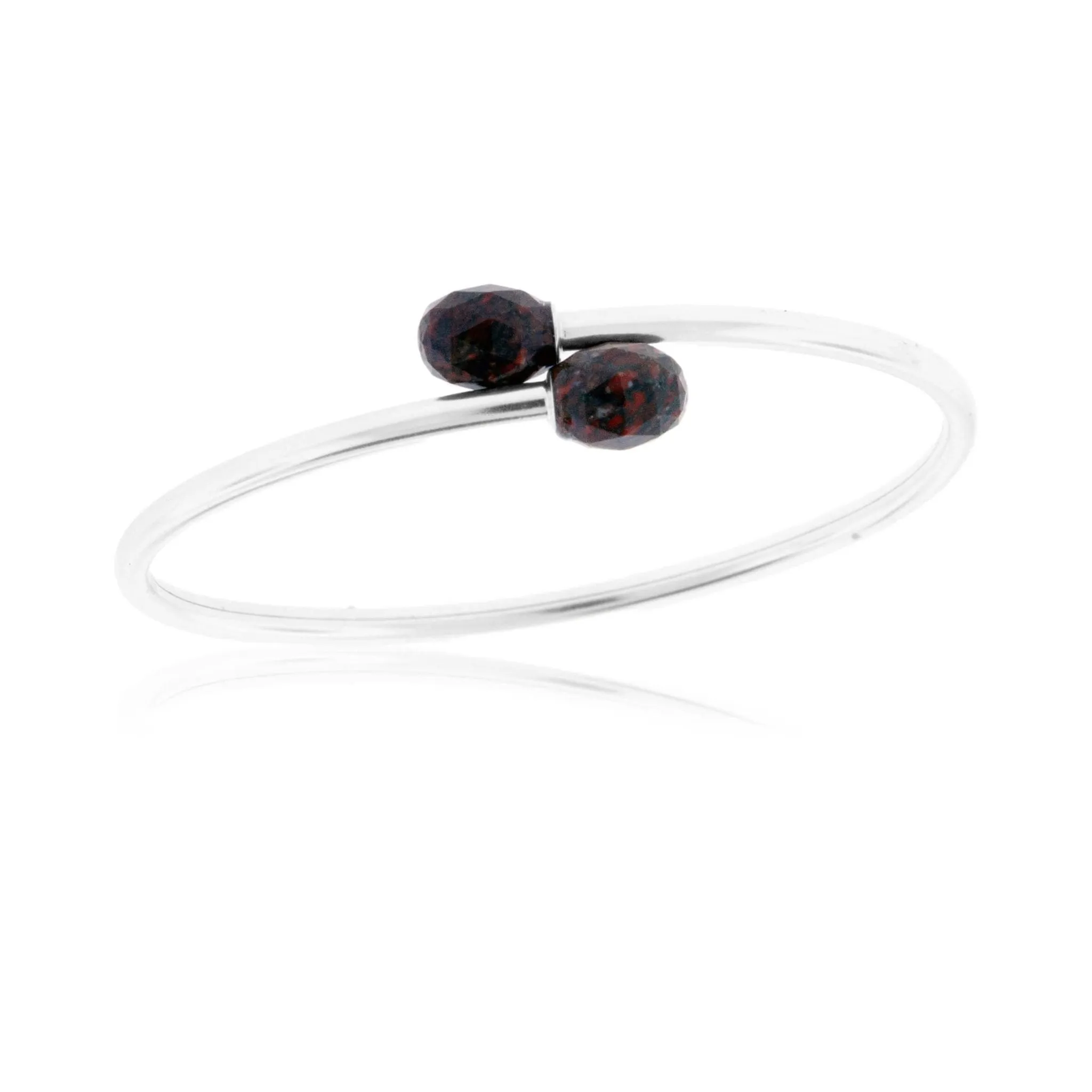 Faceted Double Dinosaur Bone Bracelet