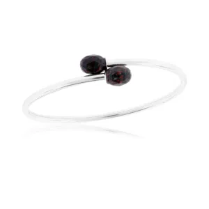 Faceted Double Dinosaur Bone Bracelet