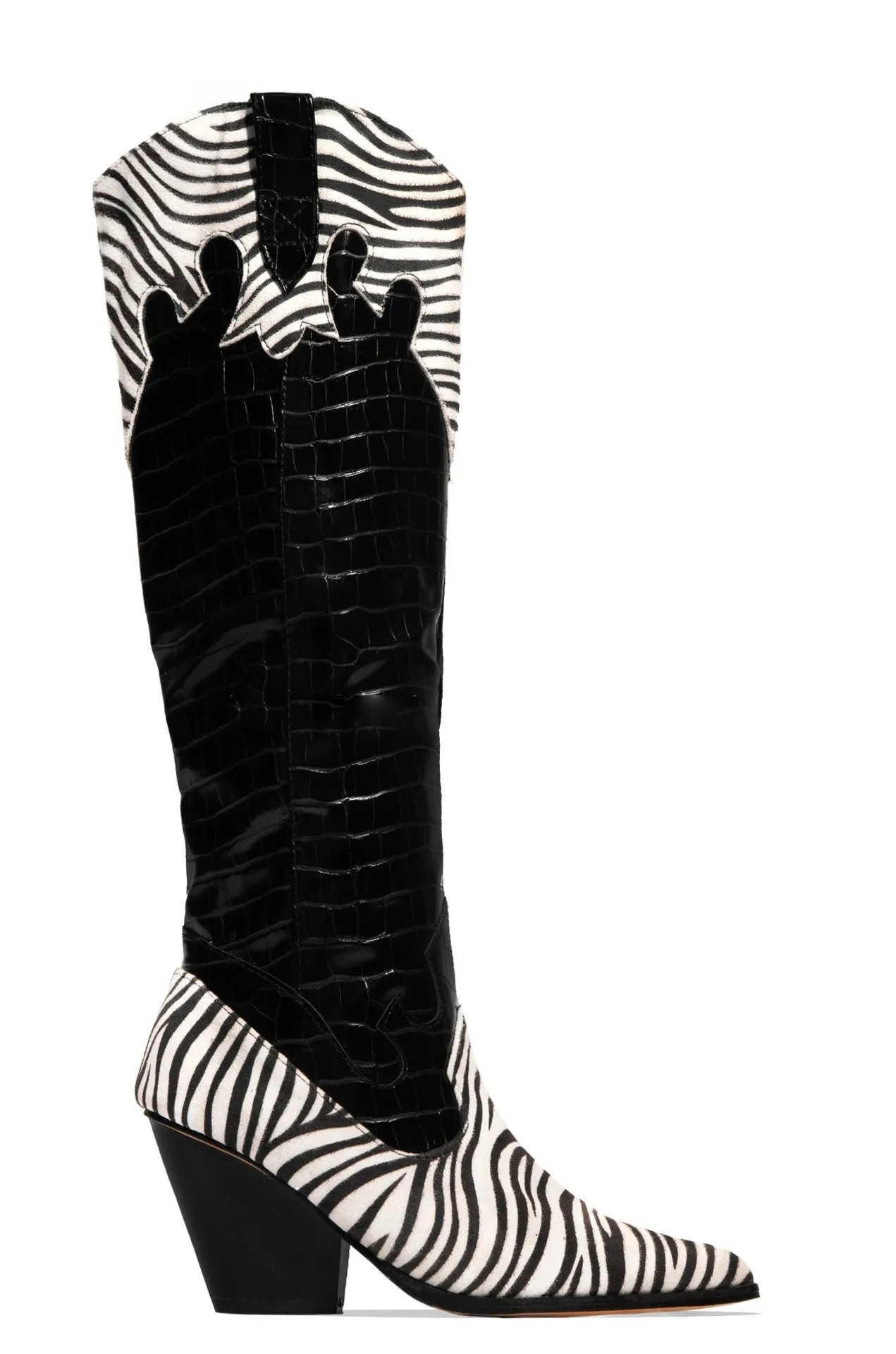 Fashion Women's Simple Leather Knight Boots