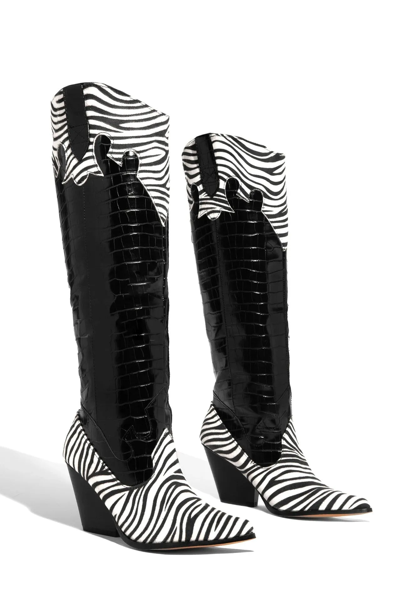Fashion Women's Simple Leather Knight Boots