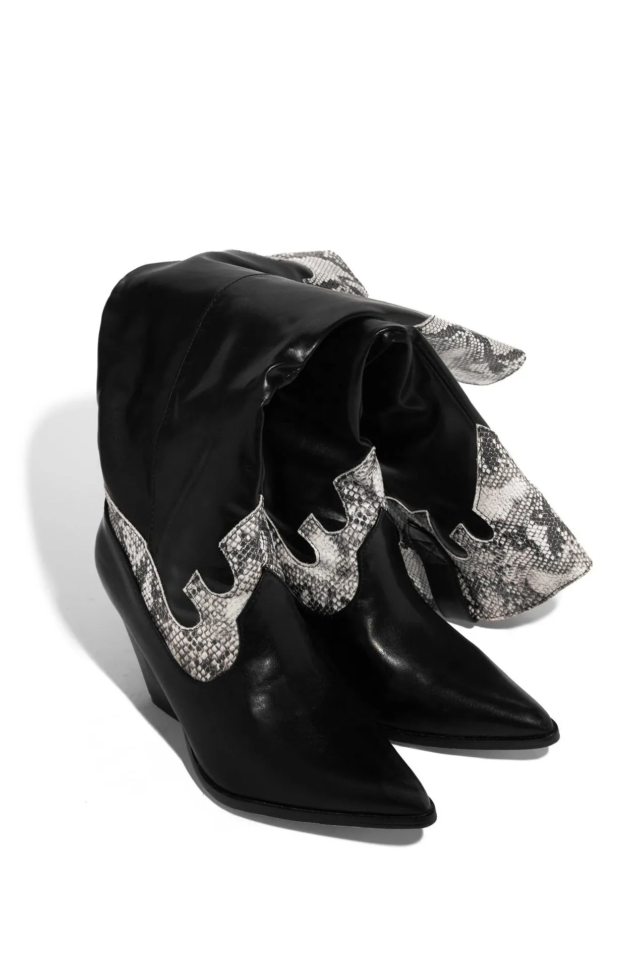 Fashion Women's Simple Leather Knight Boots