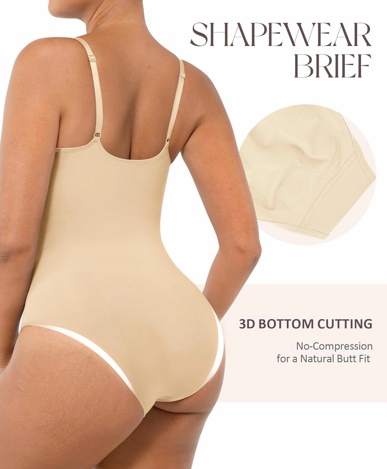 FeelinGirl Shapewear Bodysuit Sculpting Tummy Control Body Shaper for Women Seamless Plus Size Butt Lifting Shaper