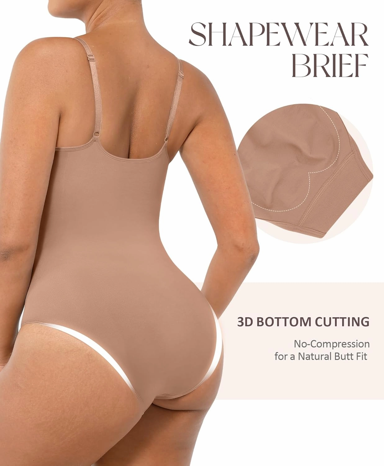 FeelinGirl Shapewear Bodysuit Sculpting Tummy Control Body Shaper for Women Seamless Plus Size Butt Lifting Shaper