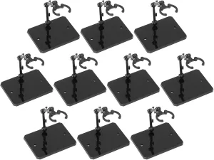 Figure Display Holder Base, Adjustable High Stability Figure Model Stand Simple Assembly for 6inch Action Figures (plastic)