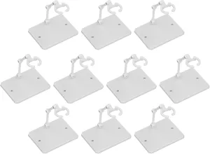 Figure Model Stand, Longlasting Compact Plastic Figure Model Display Stand for 6-Inch Action Figures (plastic 2)