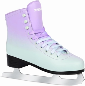 Figure Skates for Women and Men Classic Ice Skates Indoor Outdoor Lace-Up Fun Ice Skate Shoes for Kids Adult