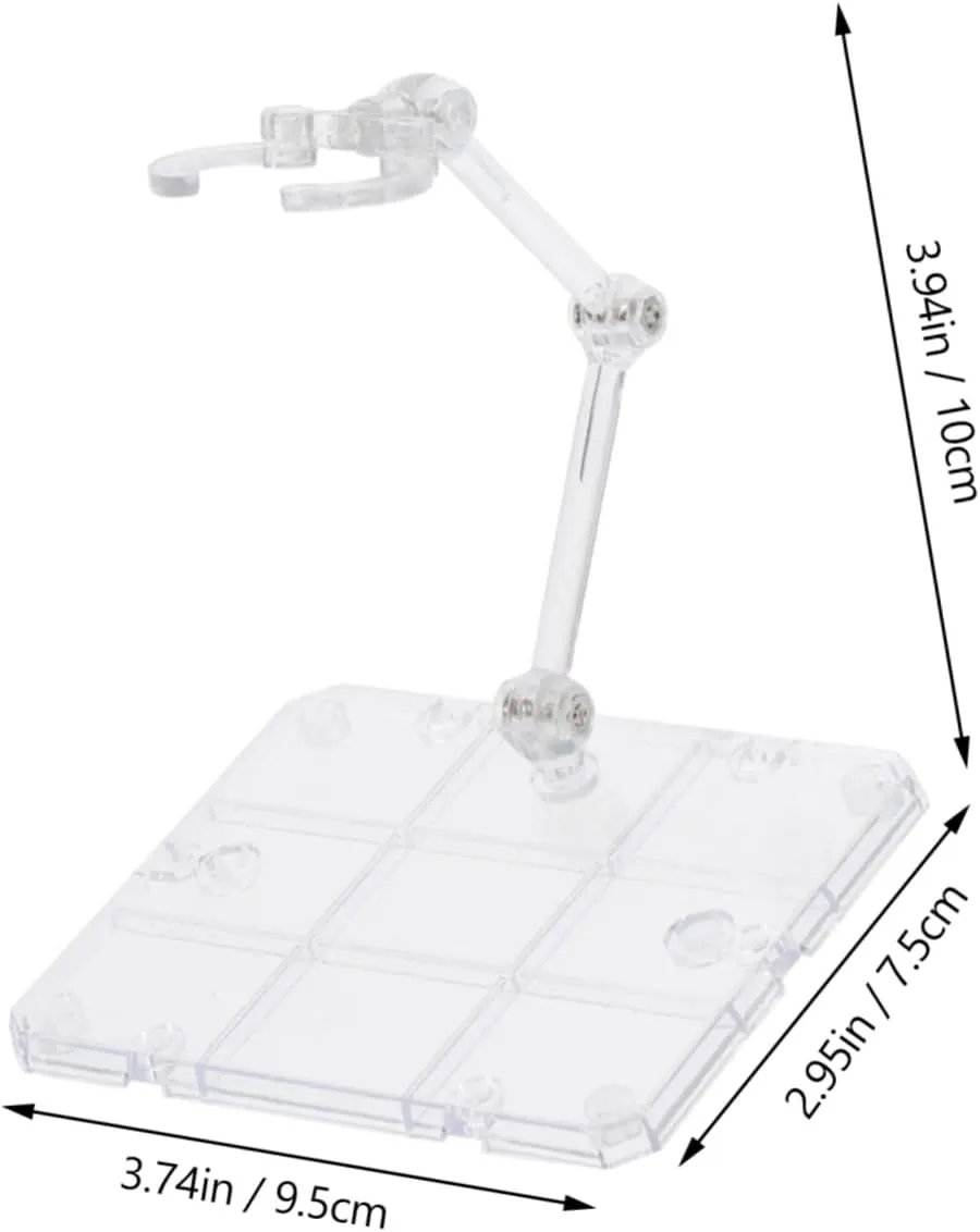 Fire Action Figure Stand Set Toy Doll Holder Flame Effect Accessory Diy Assembly Model Bracket for Display