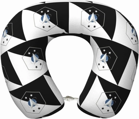 Flag of The Senior Enlisted Advisor of The Space Force Neck Pillow Memory Foam U-Shaped Travel Neck Pillow for Airplanes Car Home