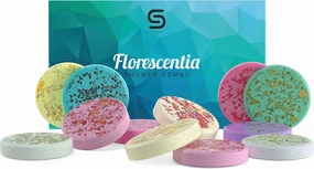 Florescentia Set of 12 Shower Bombs – Shower Steamers - Aromatherapy – in Shower Steamer Spa - Vaporizing Shower Tablets – Mom and Wife – Perfect Set