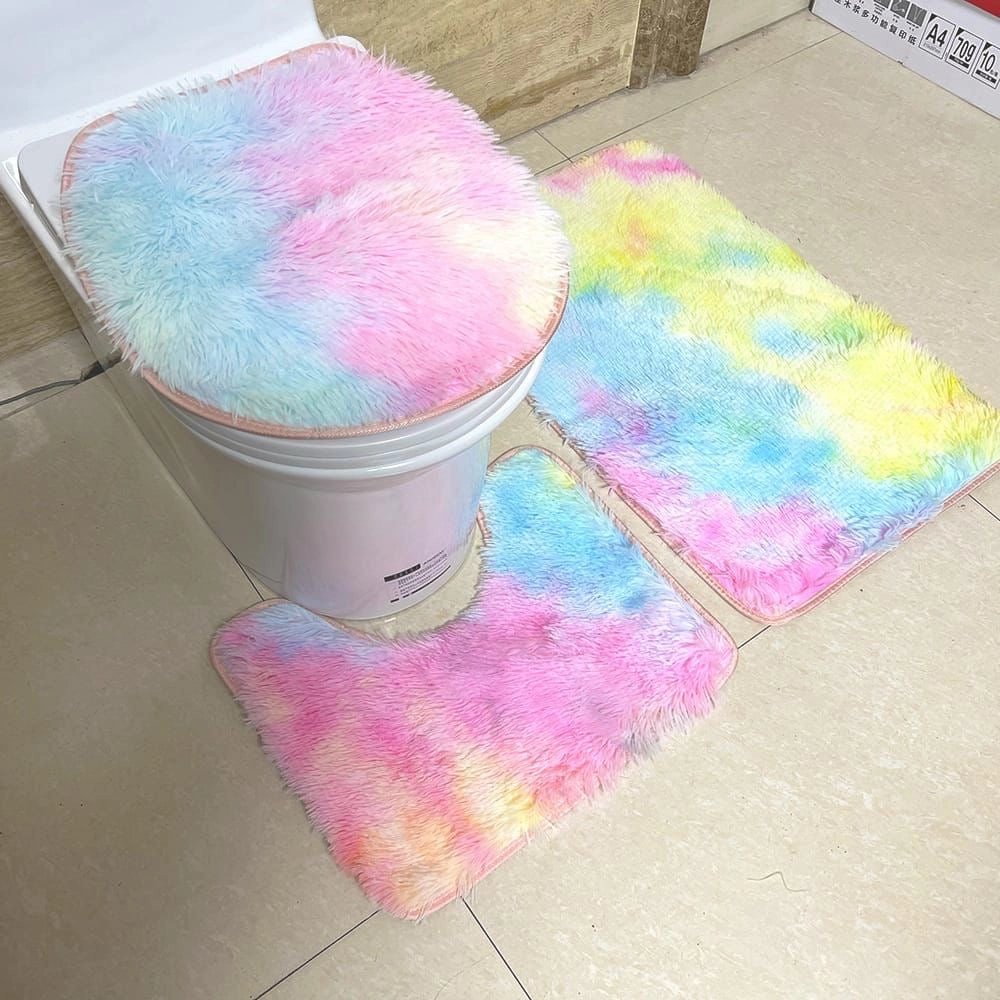 Fluffy Toilet Set