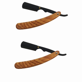 FRCOLOR 2pcs Manual Eyebrow Shaver and Beard for Men Comfortable Manual Shaving Tool Safe Design for Grooming and Styling for Precision Trimming Without Cutting Tool
